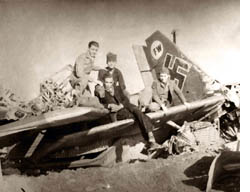 WW2 wreckage at Capo